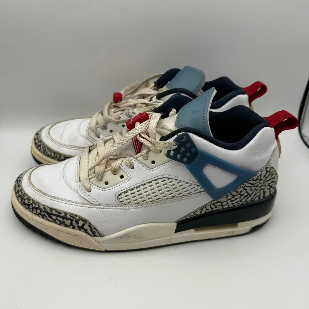 Jordan Spizike Low Mens Size 9 White Obsidian Pure Platinum HM3712-164